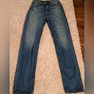 ACNE STUDIOS 1995 Rodeo Blue Denim Jeans Womens Size 2634 Straight Leg